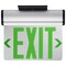 Nuvo Exit Sign, Aluminum, 12.06 in W, 9.69 in H 67/110 - alternate 2